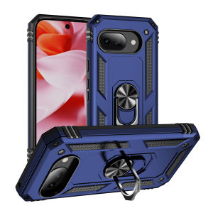 Armor Shockproof Magnet Holder Ring Case For Google Pixel 5 6 7 8 9 Pro XL 5A 6A 7A 8A 9A 5G Camera Lens Back Cover