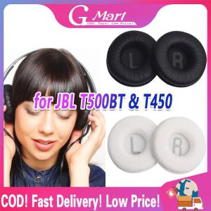 1 Pair Replacement Foam Ear Pads Pillow Cushion Cover for JBL Tune600 T450 T450BT T500BT Headphone 70mm EarPads JBL-Headphone-Cover Multicolor