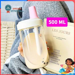 【Special Offer】Reusable Plastic Tumbler with Straw Large Capacity 28oz Insulated Water Bottle for Milk Tea Coffee Juice Cold Drinks Portable Travel Mug Straw Cup for Home School Office Outdoor