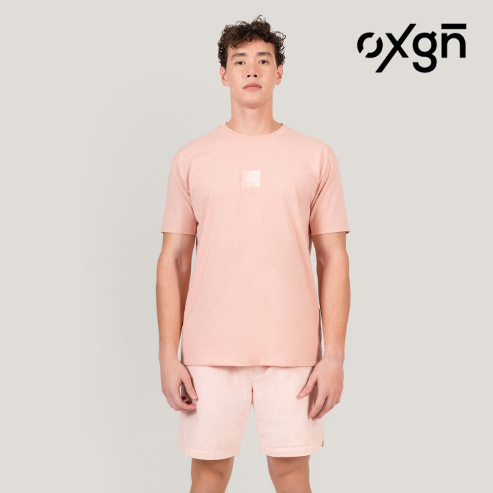 OXGN Generations Logo Easy Fit T-Shirt With Embroidery For Men (Blush ...