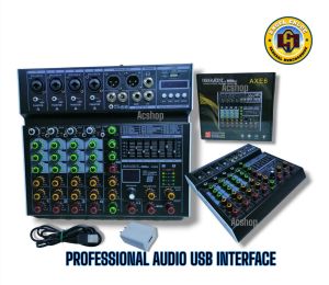 IMIX AXE 6 MIXER WITH EQUALIZER  BY TRIDENT 7-BAND STERIO GRAPHIC EQUALIZER
