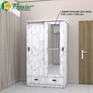 Lemari Sliding 2 Pintu