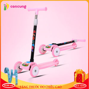 Xe trượt Scooter cho bé từ 3 - 8 tuổi có 3 bánh tiện lợi cao cấp chịu tải trọng lượng lớn đến 50kg với màu sắc đẹp và kiểu dáng hiện đại Bảo hành 12 tháng lỗi 1 đổi 1 trong 7 ngày