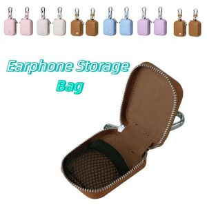 DFVDS PU Earphone Protective Case Universal Shockproof Earphone Bag Headphone Accessories Durable Bluetooth Earphone Case Bluetooth Earphone