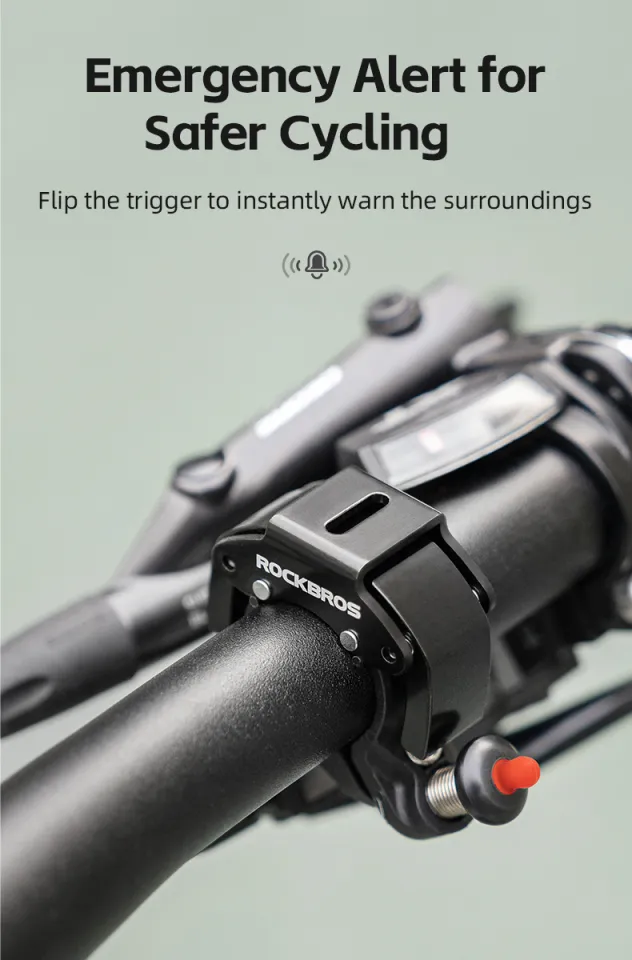 ROCKBROS Bike Mini Hidden Bell Loud Sound Aluminum Alloy Warning