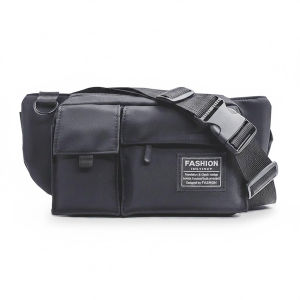 Mens bag Durable Water-Repellent Waist Bag with Multiple Pockets for Outdoor