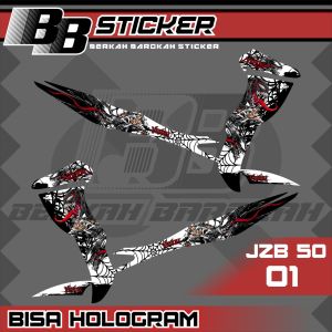 STICKER PREMIUM BISA HOLOGRAM Striping Jupiter Z Burhan Sticker Striping Jzb 50