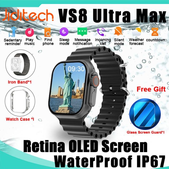 Jiditech Vs8 Ultra Max Smart Watch Thermometer Gps Track Bluetooth Jiditech Vs8 Ultra Max Smart Watch Thermometer Gps Track Bluetooth