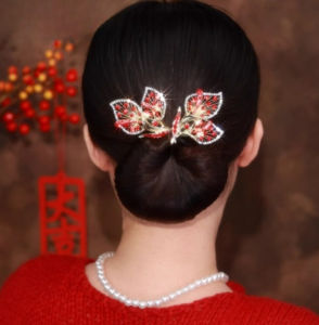 เครื่องสวมศีรษะ กิ๊บติดผมนกยูงประดับแฟชั่นเกาหลีสําหรับผู้หญิง Headwear หมุน Hairband G3580