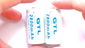 GTL 3.7V 16340 lithium-ion battery CR123A 2800mAh rechargeable battery suitable for LED flashlights Shipment within 24 hours