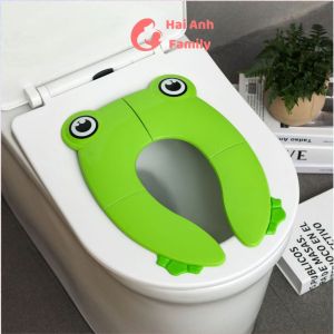 Nắp thu gọn bồn cầu cho bé đi vệ sinh có thể gắp gọn mang ra ngoài đi du lịch