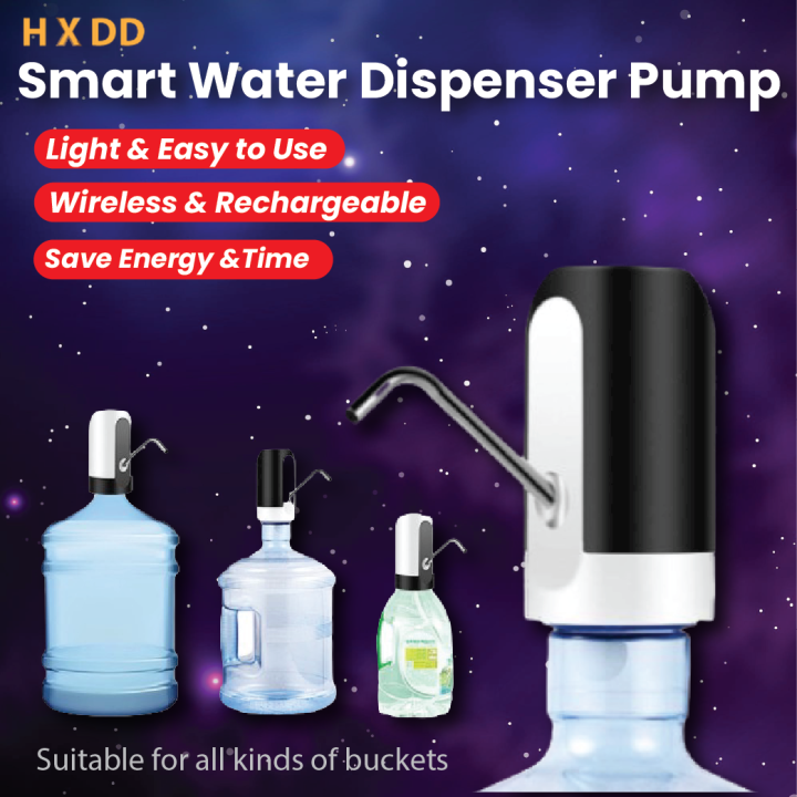 Electric Water Dispenser Pump Smart Rechargeable USB Charging Automatic