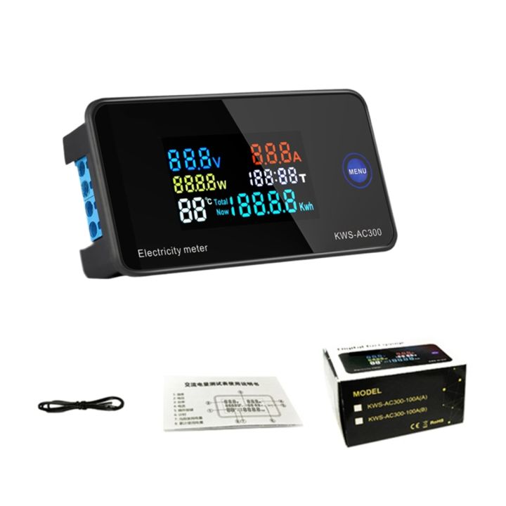 easy installs Voltages Current Reader Voltmeter Ammeter for Electrical ...