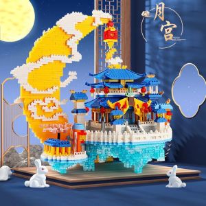 Đồ chơi kiến trúc thế giới trung quốc cổ đại vườn ngự uyển vườn tô châu mô hình tòa nhà lắp ghép đồ chơi decor người lớn xếp hình phong cách diy nanoblock