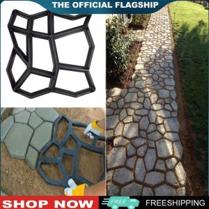 [TOPACE MALL]Garden Pavement Mold DIY Paving Cement Brick Stone Road Concrete Path Maker