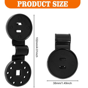 ตาข่ายบังแดด สแน็ปคงที่ คลิปพิเศษสำหรับตาข่ายสีดำกลม ตาข่ายป้องกันแสงแดดยึดสแน็ป ฉนวนกันความร้อนตาข่าย สแน็ปอินสากลคงที่ 50PCS คลิปยึดสแลนแบบกลม คลิปล็อค คลิปล็อคโรงเรือน กิ๊บล็อกแสลน มีรูรอดเชือก สินค้าคุณภาพดี ทนแดด ทนฝน