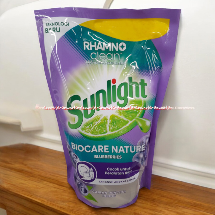 Sunlight%20585ml%20Cairan%20Pencuci%20Piring%20Biocare%20Nature%20Blueberries%20Cocok%20Untuk%20Peralatan%20Bayi%20Botol%20Susu%20Cuci%20Buah%20Sayur%20Sun%20Light%20Beri%20Cuci%20-%20Image%206