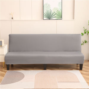 COD +PH Universal Solid Color armless sofa cover stretchable 1 2 3 seater S M L Small sofa cover Seat Cover Slipcover Sala