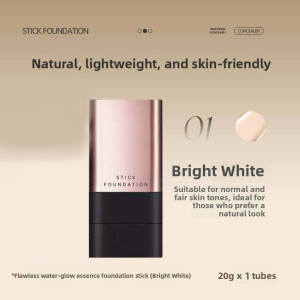 2 in 1 Facial Cosmetics Hydrating no creasing Foundation Stick Lightweight Foundation Stick