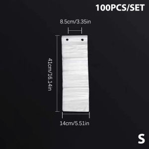 [Eqrbtl] 100Pcs Dùng Một Lần Ô Túi Trong Suốt Không Thấm Nước Nhựa Ô Bìa Cho Sảnh Khách Sạn Ô Cửa Túi