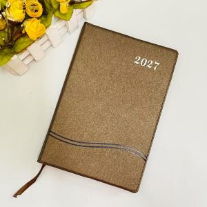 New 2027 Planner Leather Card Board Calendar Weekly Diary Schedule Notebook Planner