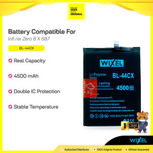 WIXEL Baterai BL-44CX Infinix Zero 8 X687 Double Power Real Capacity Batre Batrai Battery Original Ori Dual BL44CX