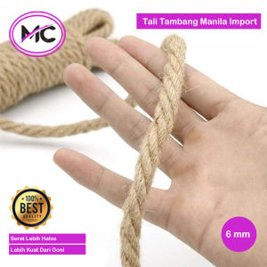 Tali Tambang Goni Kecil 4mm 6mm 8mm 10 Meter Tali Manila Premium Super Kuat