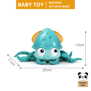 [KUNGFU BABY] Baby Bath Toys - Lost Octopus Toy  宝宝洗澡戏水玩具 - 水陆两用Q萌八爪鱼