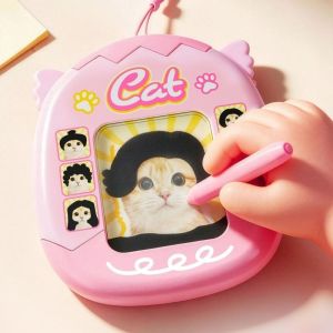 NOVAWEAR Fidget Toy DIY Hair Style Keychain Funny Creative ic Drawing Painting Board Decorative Steel Bead Cat Styling Pendant Bag Accessory