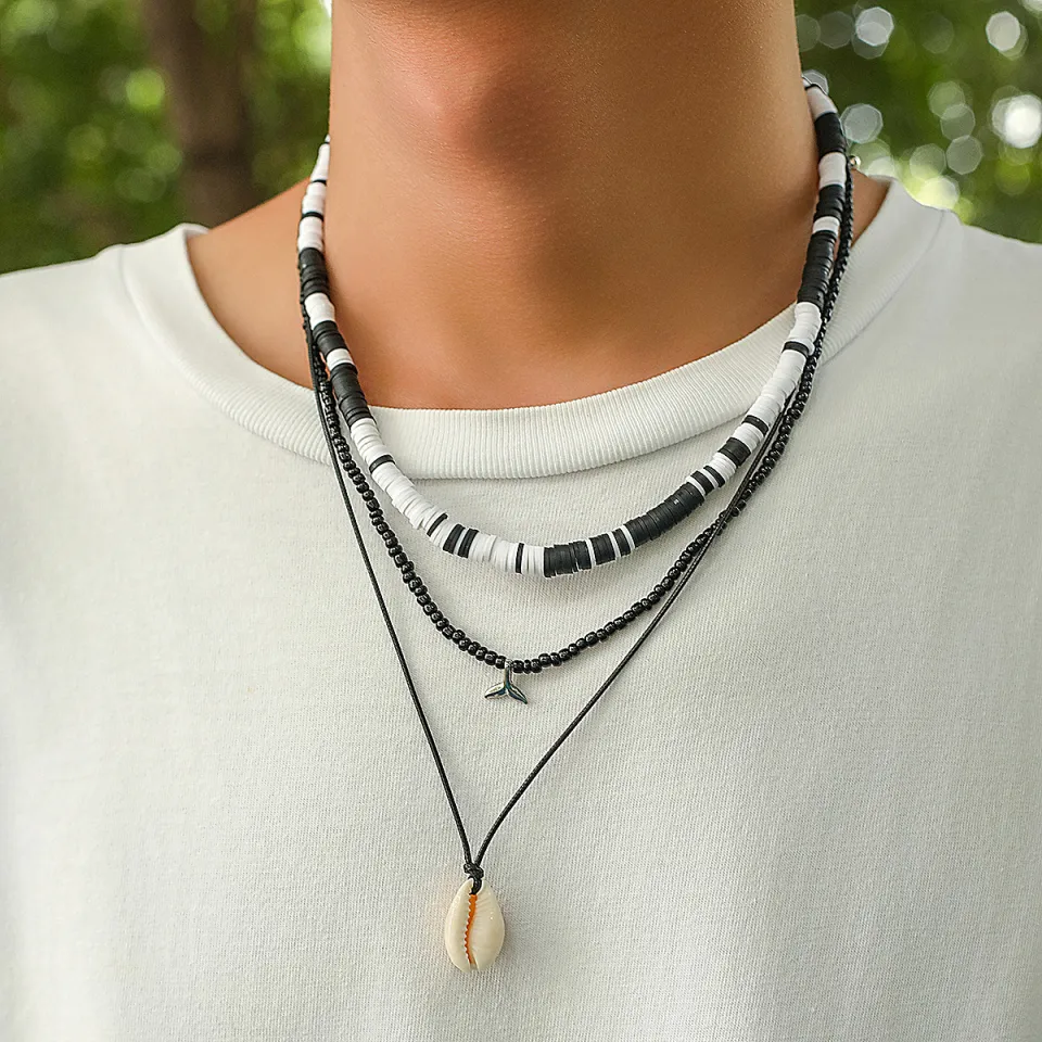 Shell hot sale beach necklace