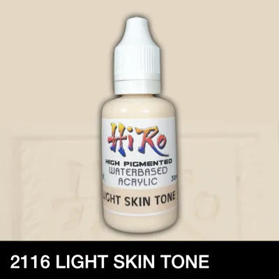 Cool Skin Tone Colors by Hiro Paints | High-Pigmented Waterbased Acrylic Hobby Paint (30ml) | 2116 - 2121