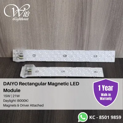 LED Ceiling Light Replacement LED Module Magnetic Module LED Light LED PLL Replacement Long 15W 21W 1 Year Local Warranty
