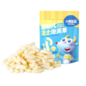 Baby Puff Bars Deer Blue 小鹿蓝蓝婴幼儿泡芙条 Snek Bayi Kudapan Bayi Lembut Puff Jari Fried Teething Snacks Infant Standard