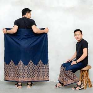 sarung palekat hitam motif balimun teraru