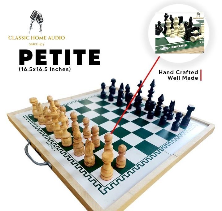 Chess Board Foldable Wooden High Quality, Petite, Games of the general, Scrabble Wooden Foldable