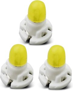 ULZOZN 3Pcs HVAC Control Bulbs w/White Socket Fit for Toyota Rav4 2006-2012
