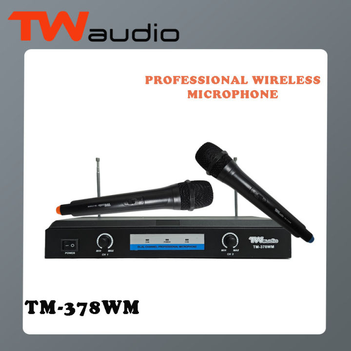 TW AUDIO BY TECHWOO TM 378WM PROFESSIONAL WIRELESS MICROPHONE