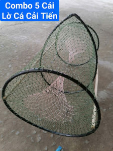 Combo 5 Cái Lờ Cá Cải Tiến ( Vành Nhựa 30cm X 50cm )