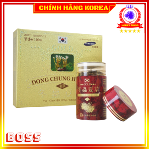 Viên đông trùng hạ thảo hàn quốc Kimsan hộp 2 lọ - Tăng thể lực ổn định huyết áp phòng ung thư - koreaboss