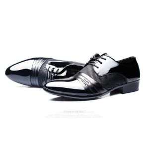 TOP MEN PH 2025 British style single formal wear pointed toe large size Business Casual School Graduation shoes for JS Prom Graduation Formal Attire and School Season