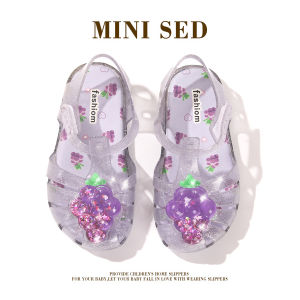 Korea Cute ice cream Girl kids Jelly shoes Childrens princess shoes
