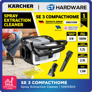 Karcher SE3COMPACTHOME | SE3COMPACTFLOOR Spray Extraction Cleaner 500W | Action Radius 6M | Deep Cleaning Floor Cleaner