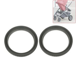 Stroller Back Wheel Tire For Uppababy Cruz V2 Pushchair Rear Wheel Tyre Cover PU Tubeless Casing Baby Buggy Replace Accessories