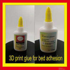 MAGIC GLUE STICK BED ADHESION FOR ABS HIPS NYLON WHITE LEM UNTUK PRINTER 3D KACA ALUMUNIUM BESI