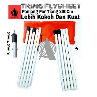 AVARO Tiang Frame Flyshet Tiang Tenda Flysheet Tiang Bendera