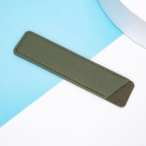 TZD62 PU Leather Leather Pen Bag Handmade Holder Pen Sleeve Pouch Pen Protection Cover Vintage Pen Protective Bag Exquisite Gifts
