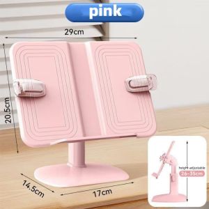 DYJKOUG Study Reading Rack Adjustable Lifting Landing Book Holder New Home Office Reading Stand Bookshelf