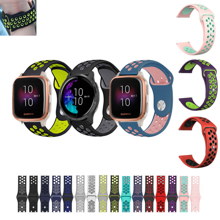 Bracelet Silicone 20mm Compatible Garmin Vivoactive, Venu, Forerunner – Confort Et Style Au Quotidien