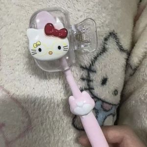 SEA JJT Cute Kitty Electric Toothbrush Head Cover Portable Dust Protection Storage Clip for Travel
