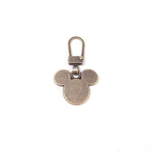 2pcs Cartoon Mickey Mouse Zipper Slider Puller Instant Zipper Repair Kit Replacement for Broken Buckle Travel Bag Suitcase Zipper Head Women Fashion DIY Accessory